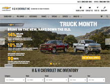 Tablet Screenshot of myhh-chevy.com